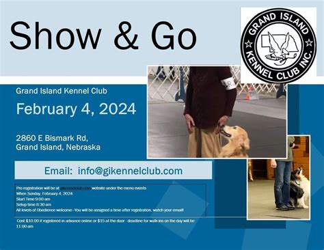 GIKC Obedience Show & Go , Grand Island Kennel Club, February 4 2024 ...