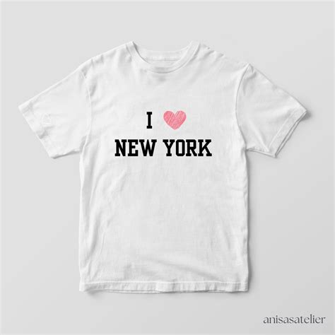 Aesthetic I Heart New York T-shirt Vintage Y2K Illustrated - Etsy
