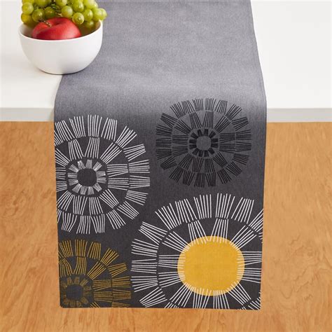 Buy Meadows Sketches Printed Reversible Table Runner - 33 x 120 cm from ...