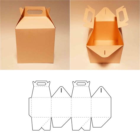 Image result for How to Make a Paper Square Box