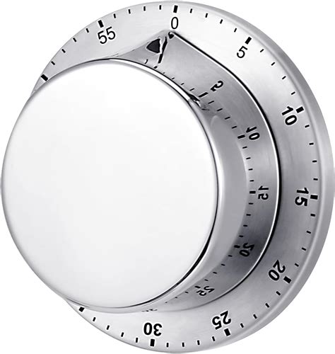Amazon.com: Mechanical Kitchen Timer, Stainless Steel Timer Magnetic ...