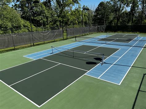 Adding Pickleball to An Existing Tennis Court - DeShayes Pickleball Courts
