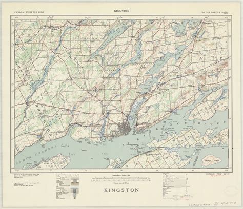 Street Map Kingston Ontario Canada