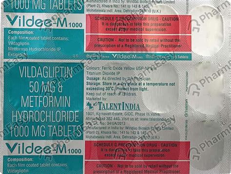 Vilpower M 1000mg Strip Of 10 Tablets: Uses, Side Effects, Price ...