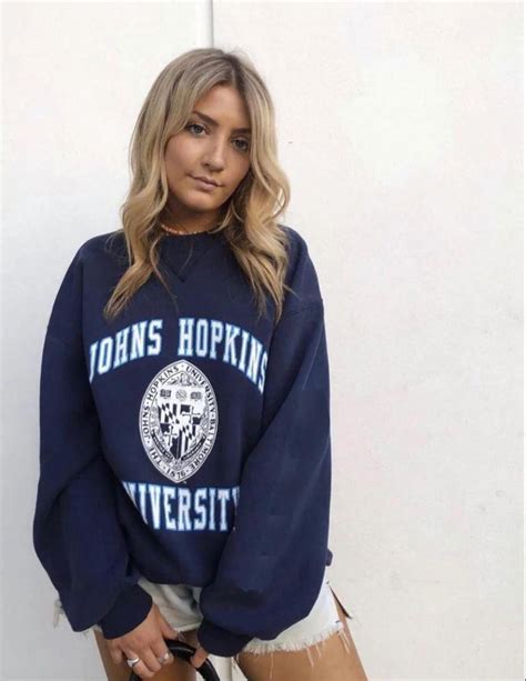 Vintage 90s Johns Hopkins University Blue Jays Sweatshirt, Johns ...