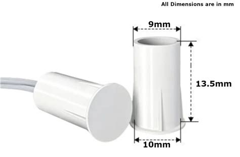 Probots LockIT LMS-R-Mini-10 Recessed Mount Magnetic Sensor for Door ...