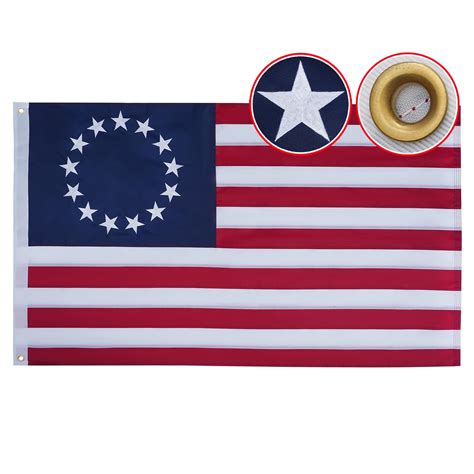 United States Colonial Flag Colonial Flag Wooden Sign 6x8x1.5 – VHC