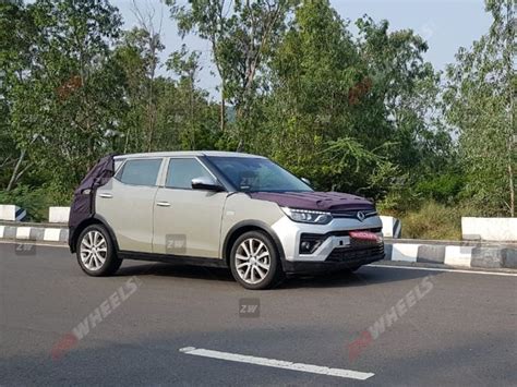 Mahindra XUV300 BS-VI Petrol Spied Alongside a Ssangyong Tivoli! » Car ...