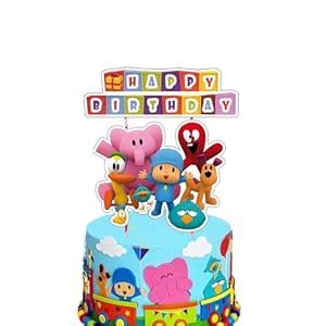 Poc_yo Cake Topper Birthday Cake Decorations Poc_yo Themed Party Favors ...