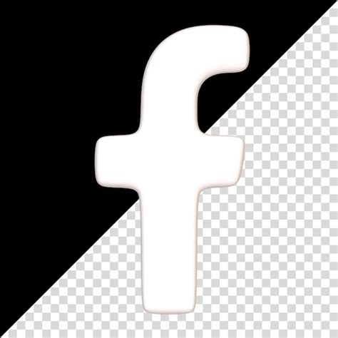Facebook icon isolated on black background f letter logotype social ...