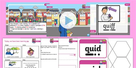 qu Phonics PowerPoint - Primary Resources (teacher made)
