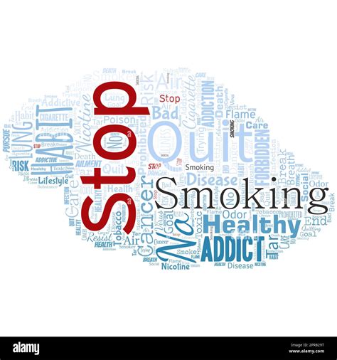 Big word cloud in the shape of UFO with words Stop Smoking. The process of discontinuing or ... - process of quitting nicotine