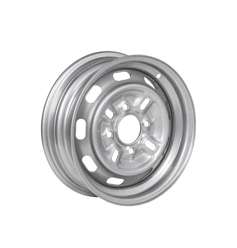 Treadway Trailer Wheel Rim Only - 13" x 4.5" Silver Spoke - 4 x 4.25 ...