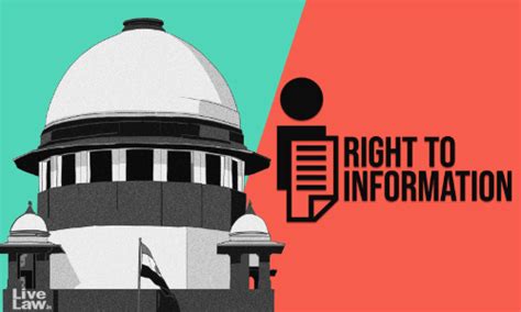Right To Information Act Updates