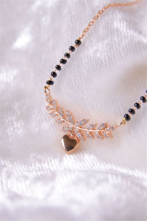 Nora Rose Gold Mangalsutra - Zeraki Jewels