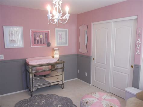 pink and gray | Pink and grey room, Girl room, Girl nursery room