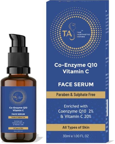 The Aesthetic Sense Co-Enzyme Q10 Vitamin C Face Serum- 30ml: Buy The ...