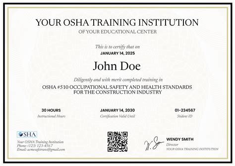 Editable and professional Continuing Education certificate template
