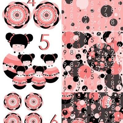 Number Blocks Pattern Wall 的图像结果