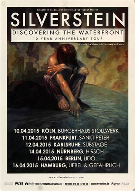 Silverstein - I Am Alive, Tour 2015 - Konzertplakat, US$ 24.81