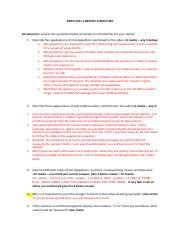 Image result for Practical Report Structure