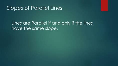 Image result for Parallel Slopes