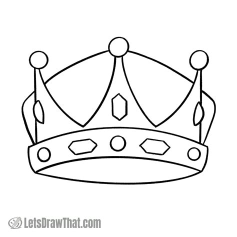 How To Draw A Royal Crown