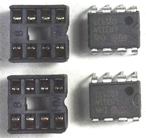 LM311 Voltage Comparator with Strobe 8 PIN,DIP, Romtek Set of Two nos ...