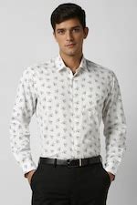 Buy Men White Regular Fit Full Sleeves Formal Shirt Online - 39832200 ...