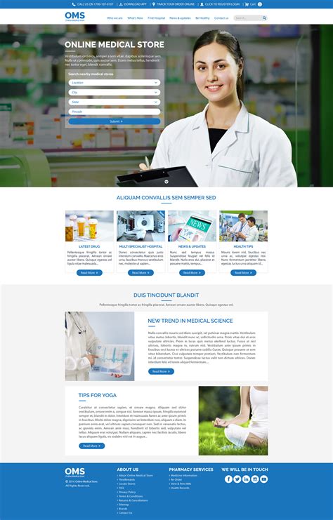 Responsive Web Layout on Behance