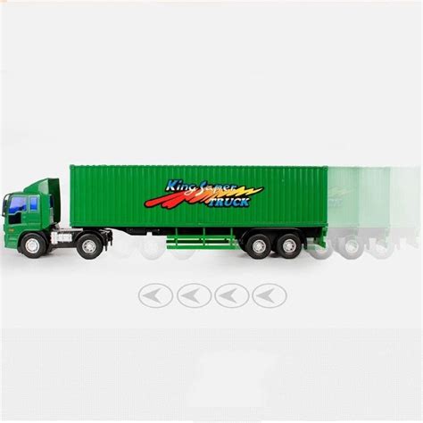 Zhangl Shipping Container Truck Die-Cast Vehicle Driver Car Toy Model ...