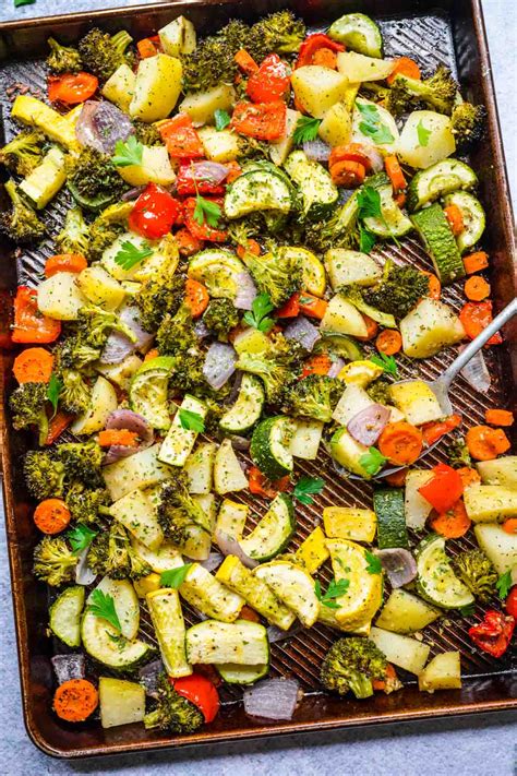 Roasted Mixed Vegetable Recipes
