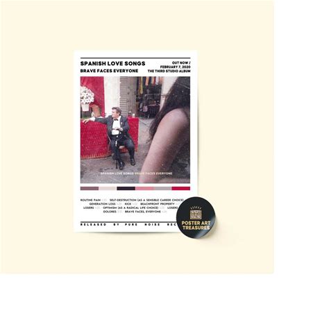 Spanish Love Songs - Brave Faces Everyone Album Poster / Alb | Inspire ...