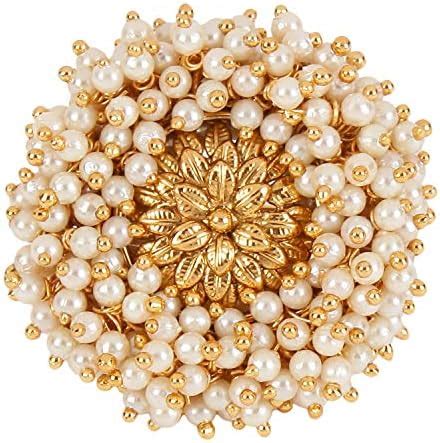 Shining Diva Fashion Gold Plated Ring for Women (Golden)(9733r ...