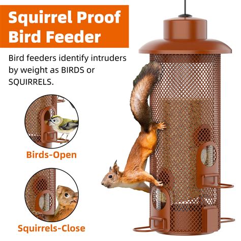 Electric Squirrel Proof Bird Feeders PestOff Squirrel Proof Bird