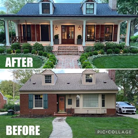 Ranch House Exterior Remodel: Before and After