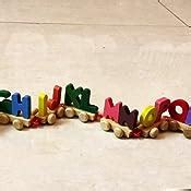 Buy CrazyCrafts Crazy Crafts Wooden Alphabet Letters Train (A-Z ...
