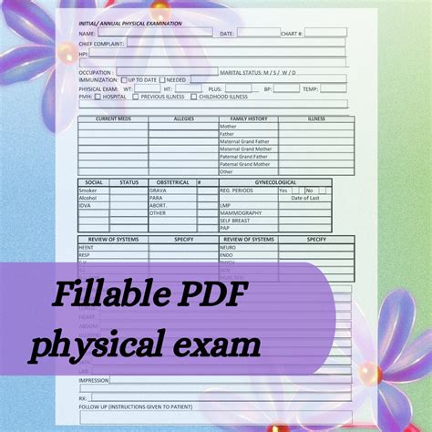 Physical Examination Form