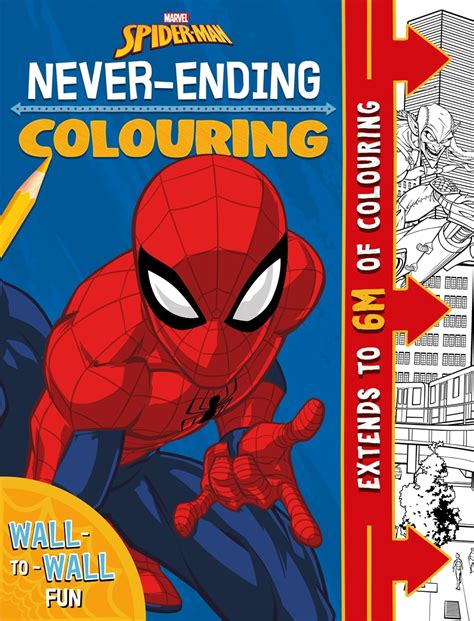 Marvel Spider-Man: Never-Ending Colouring (6-metre Pull-out Colouring ...