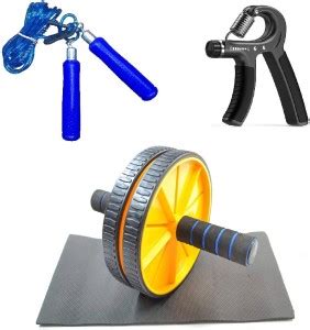 Dr Pacvu Set of3|Hand Gripper,AB Roller,Plastic Jump Skipping Rope|Body ...