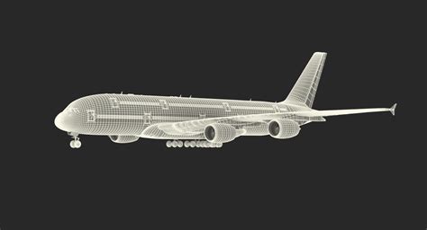 Airbus A380 1000 Air France 3D | 3D Molier International