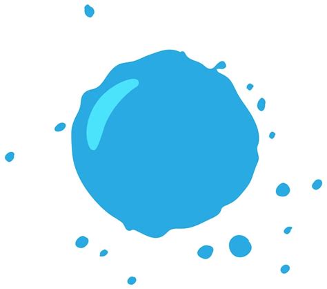Blue Splash Vector Illustration | Free Vector