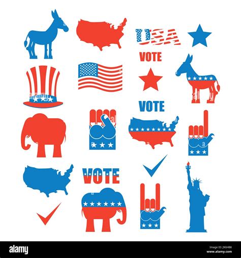 Usa political parties symbols hi-res stock photography and images - Alamy