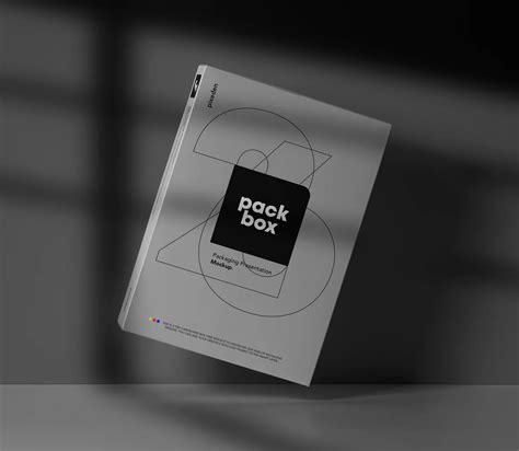 Product PSD Packaging Box Mockup Scene