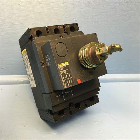Square D HGL36125 125A PowerPact HG 150 Circuit Breaker w/ Front HG150 ...