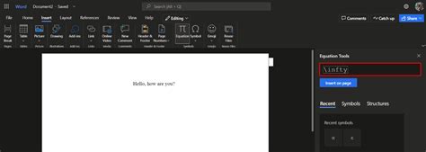 Image result for Word Equation Keyboard Shortcuts