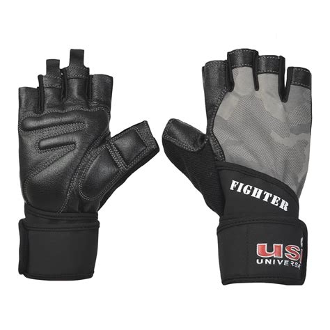 Buy USI UNIVERSAL Gym Gloves, 733F Fighter Fitness Gym Gloves for Men ...