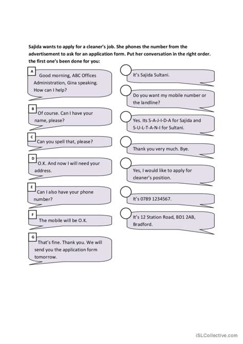 Getting a Job Worksheet 的图像结果