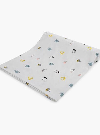 Buy PORTICO Little Peaches Cotton Set of 2 Printed Swaddles from ...