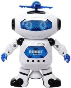 Pepino Adorable Dancing Robot with Music, 3D Flashing Lights, Dancing ...